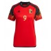Billige Belgia Romelu Lukaku #9 Hjemmetrøye Dame VM 2022 Kortermet
